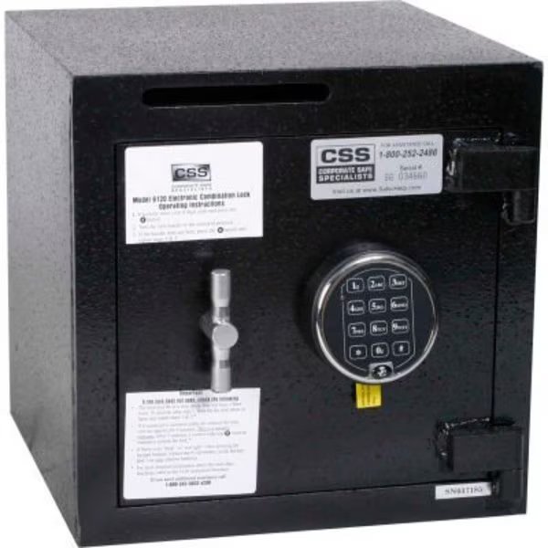 Cennox Front Drop Slot Depository Safe B1414S-FK1 Electronic Keypad Lock 14